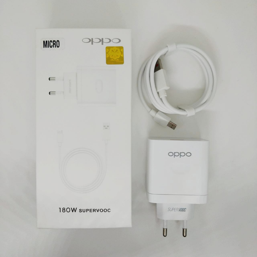 Charger Oppo Reno 9 180W Super Vooc Micro dan Type c Casan Oppo Reno 9 Android micro usb Dan Usb C