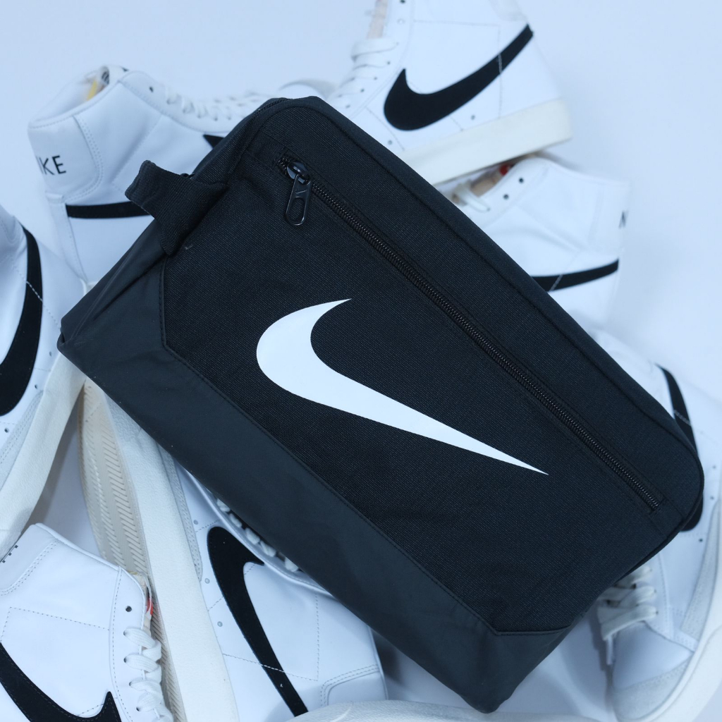 TAS SEPATU / SHOE BAG / NIKE SHOE BAG BLACK SWOOSH