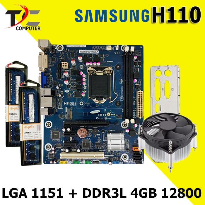 Paket Mobo H110 LGA 1151 Oem Plus Ram PC 4GB 8GB DDR3L PC 12800