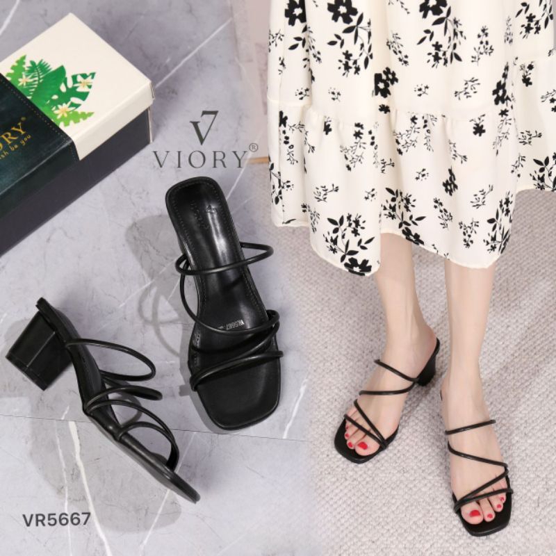 VIORY Pump Heels Sandal Slingback Shoes #VR5667 ORIGINAL