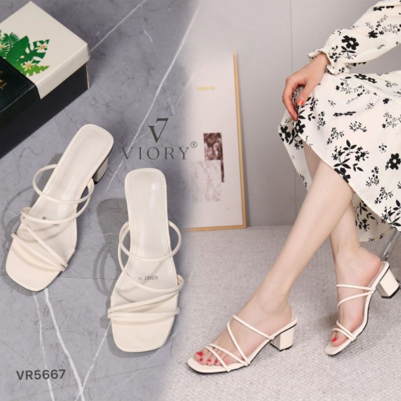 VIORY Pump Heels Sandal Slingback Shoes #VR5667 ORIGINAL