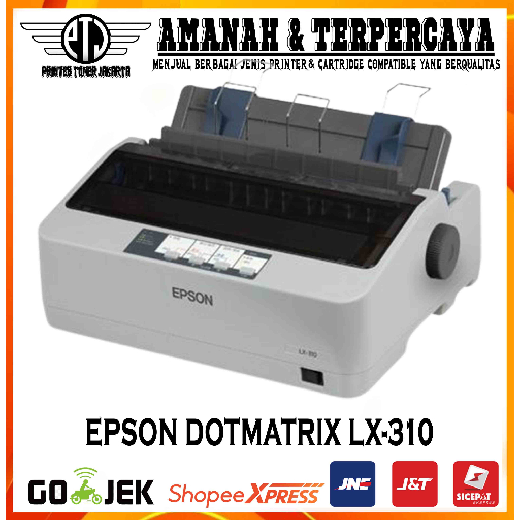 printer dot matrix epson lx310 second