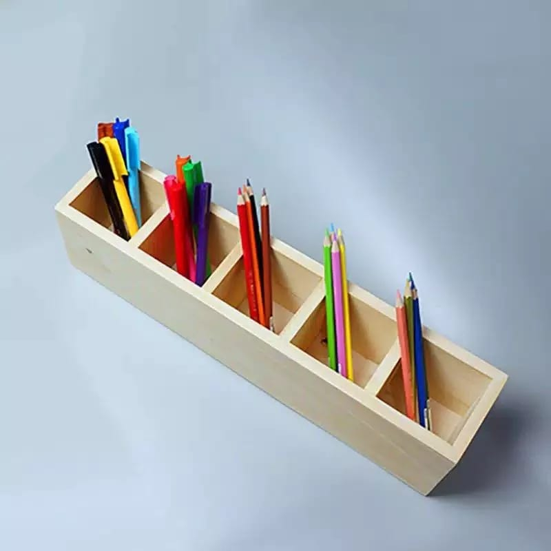 

Tempat pensil kayu / tempat pensil kayu panjang