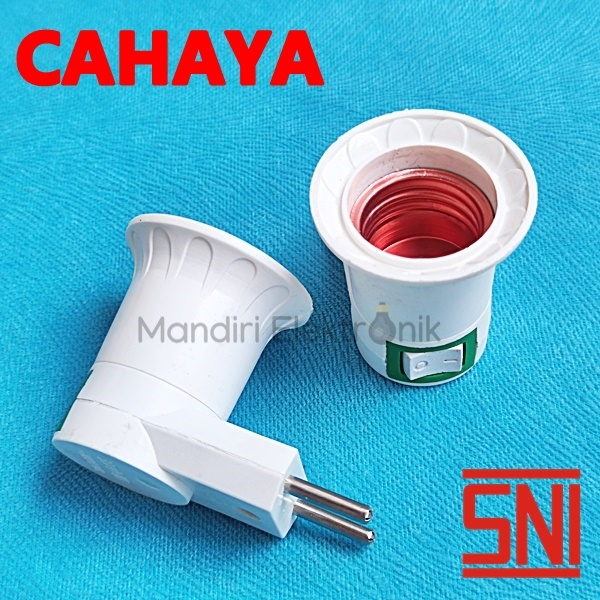 Fitting Colok On Off Fitting Lampu Tidur Saklar on Off Cahaya SC6511 SC-6511