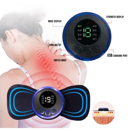 ALAT PIJAT TERAPI ELEKTRIK PEMIJAT LEHER PUNGGUNG MINI PAD MASSAGE