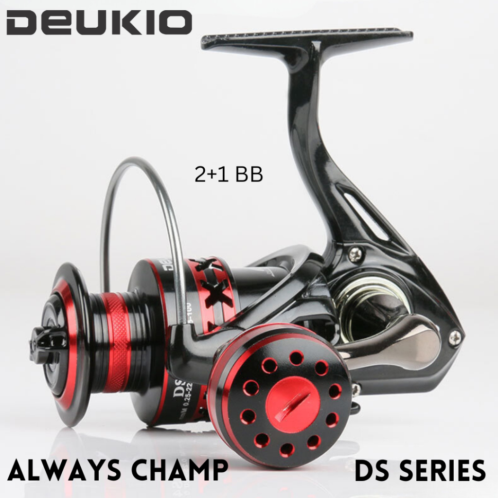 Reel Spinning Metal Premium Tangguh DEUKIO DS Seri 2000 - 7000