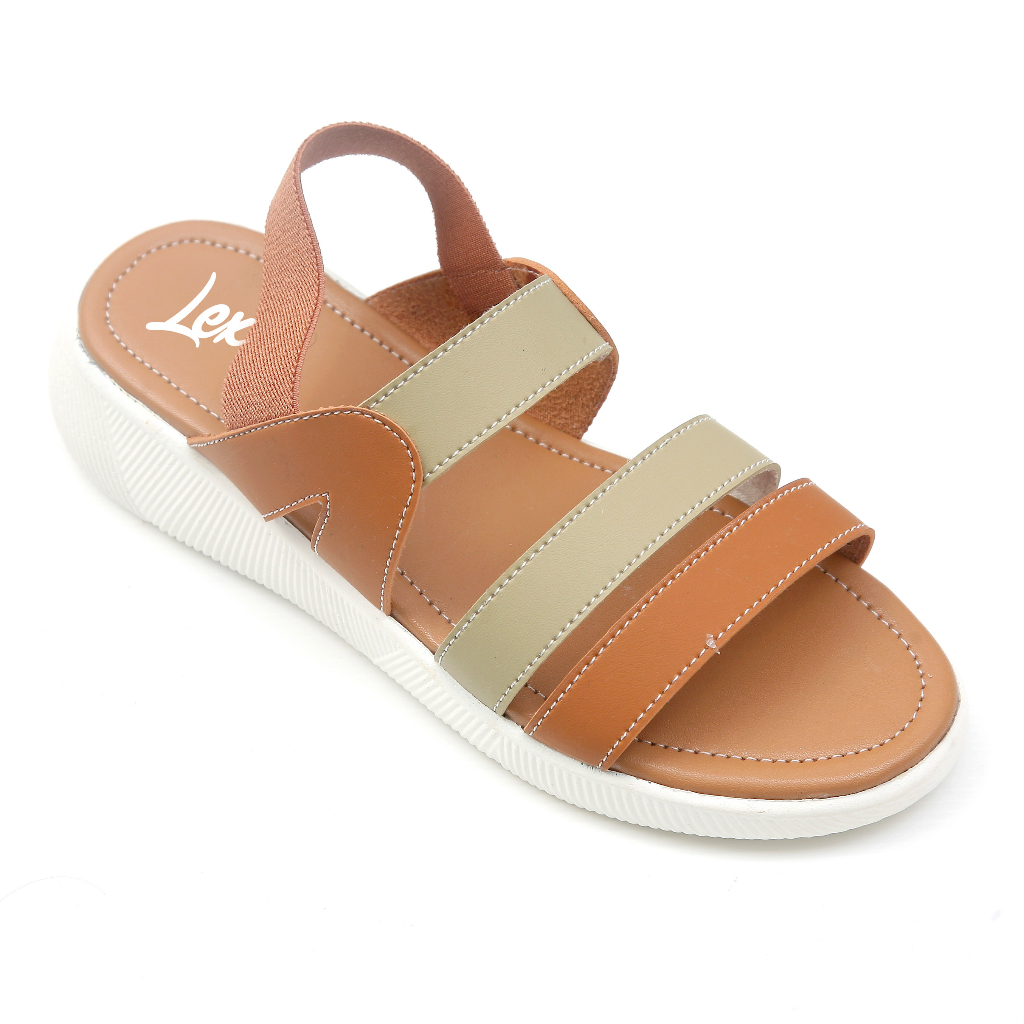 Lexy ROSE Sandal Wanita Tali Karet Casual Trendy