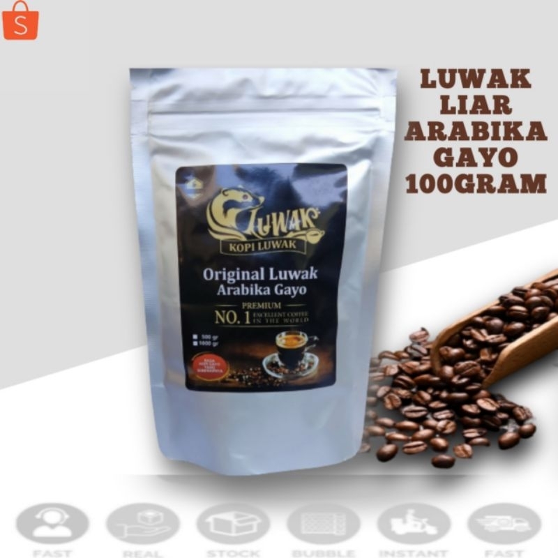 

KOPI LUWAK HITAM ACEH ASLI ARABICA GAYO ORIGINAL 100gram ARABIKA BUBUK HALUS MURNI BIJI SANGRAI PREMIUM TERLARIS TERBARU aman di lambung OLEH OLEH TANAH RENCONG ACEH ASLI TOKO OLSHOP BANDA ACEH.