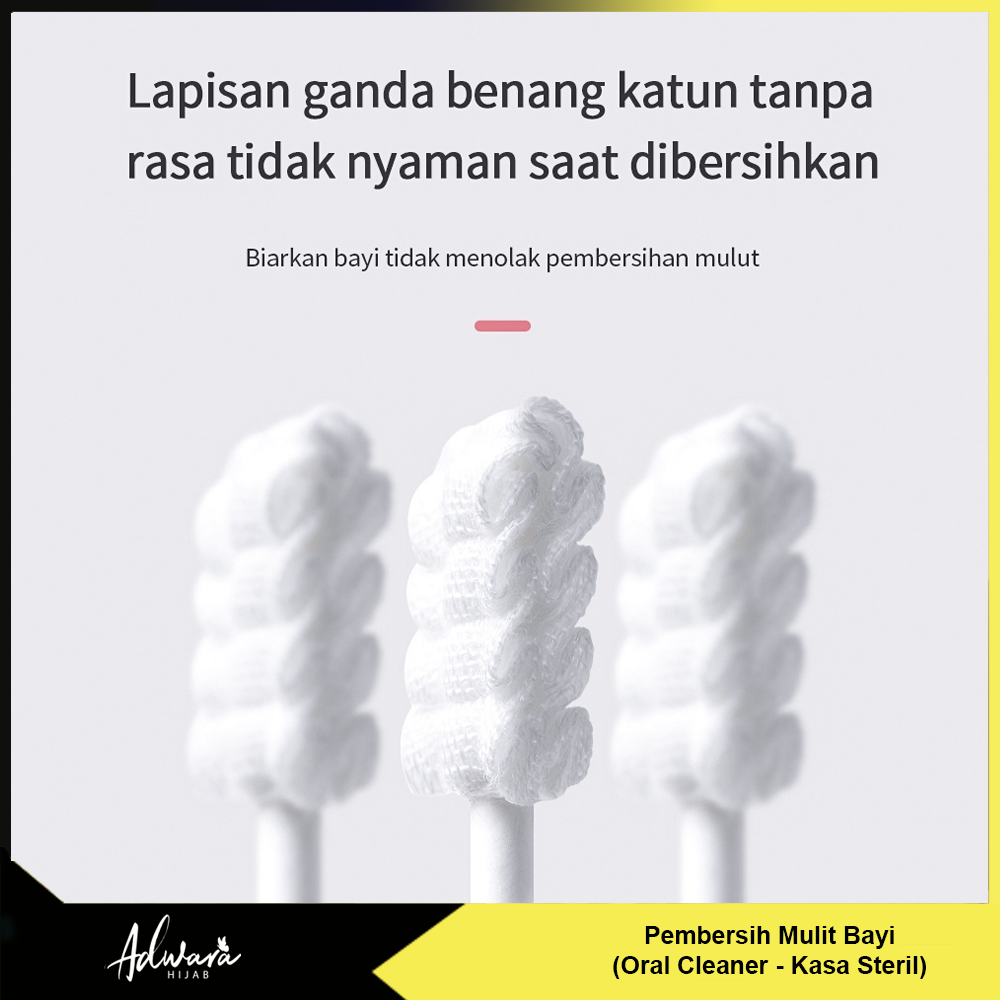 Pembersih Mulut Bayi / Pembersih Lidah Bayi / Kasa Steril Oral Cleaner 1 Pcs