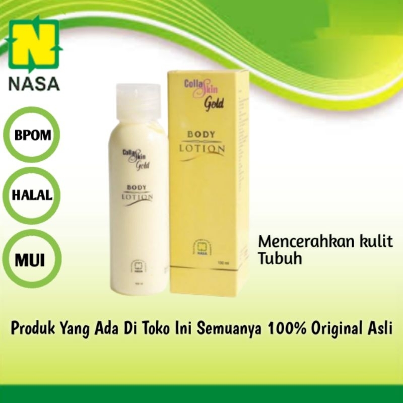 CollaSkin Gold Body Lotion Nasa Mencerahkan Kulit Tubuh