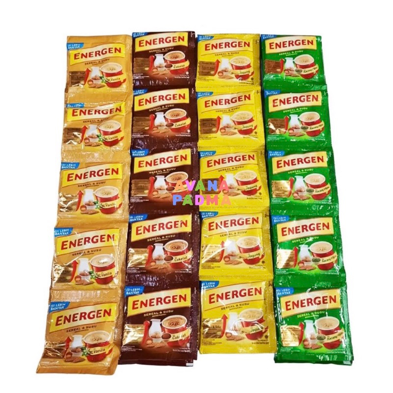 

Energen Sereal & Susu Renceng (10 Sachet) (4 Varian Rasa)