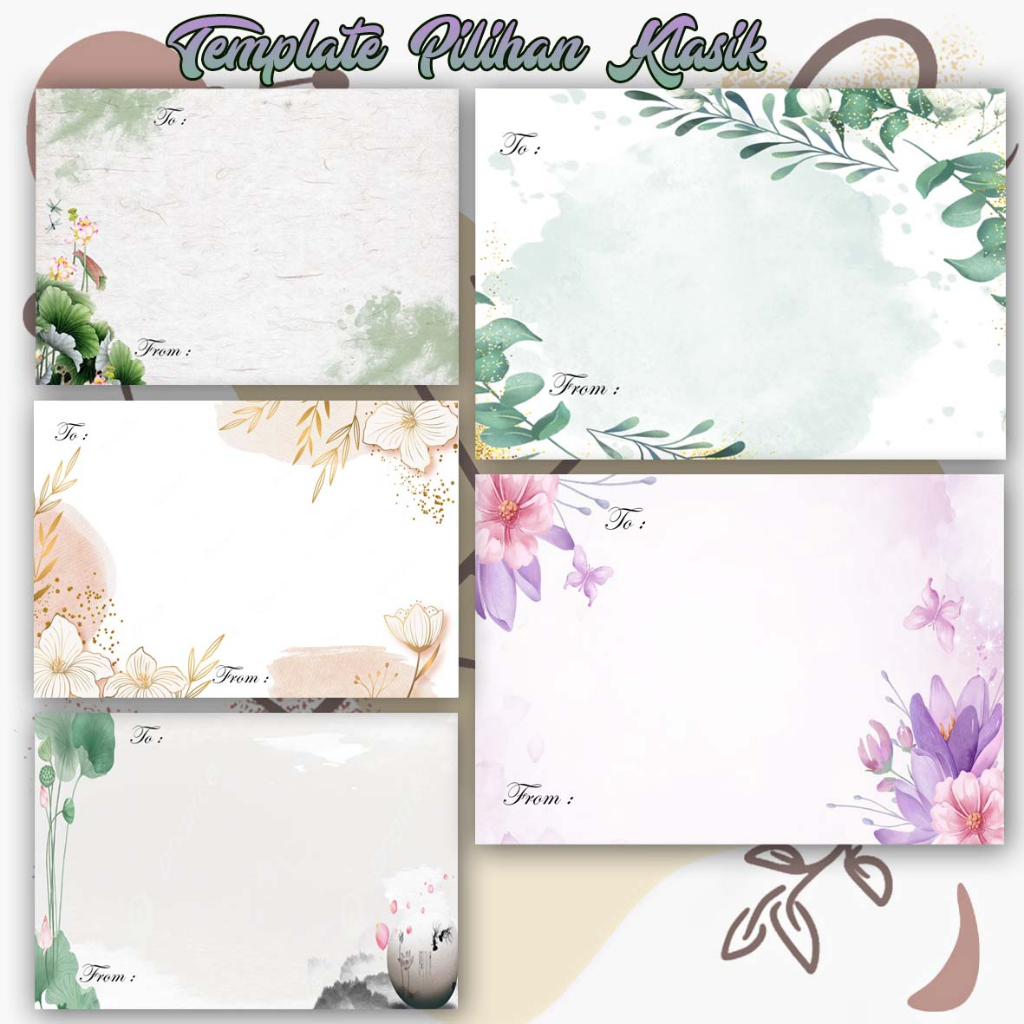 KARTU UCAPAN POLOS / CARD POLOS / GREETING CARD POLOS MURAH