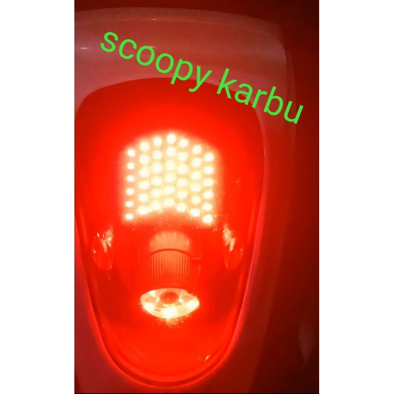 stoplamp runing scoopy karbu
