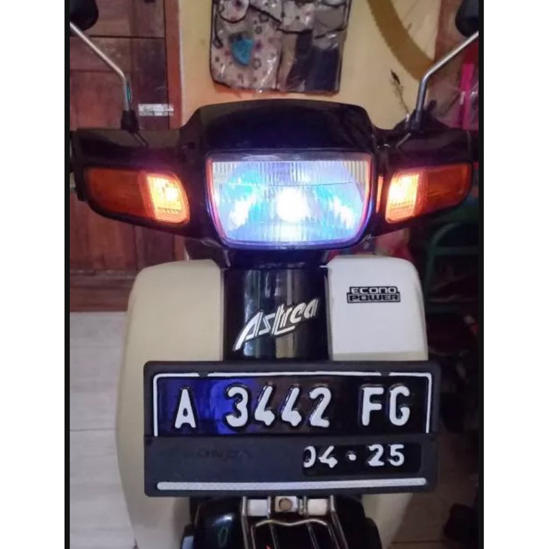 Lampu LED Utama Motor Mobil H4 Laser D2 Putih  AC DC Yamaha Vixion Ninja R15 Pulsar dll