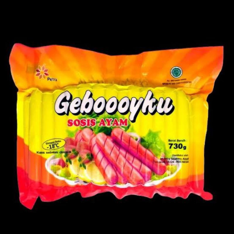 Geboooyku Sosis Ayam Merah 730gr