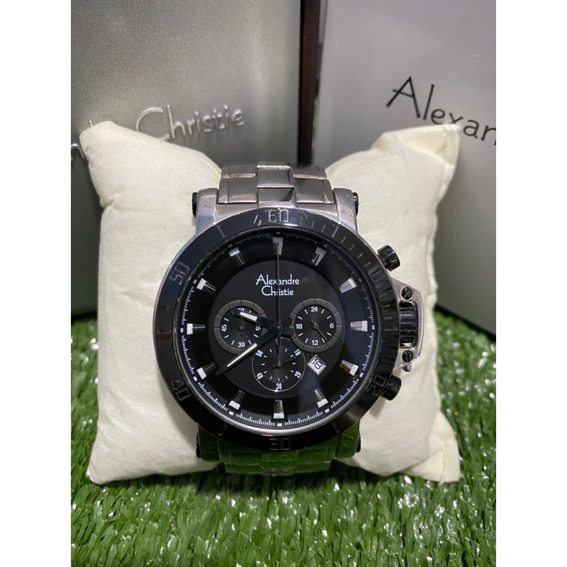 Jam tanga pria Alexandre Christie 6253 Second Original