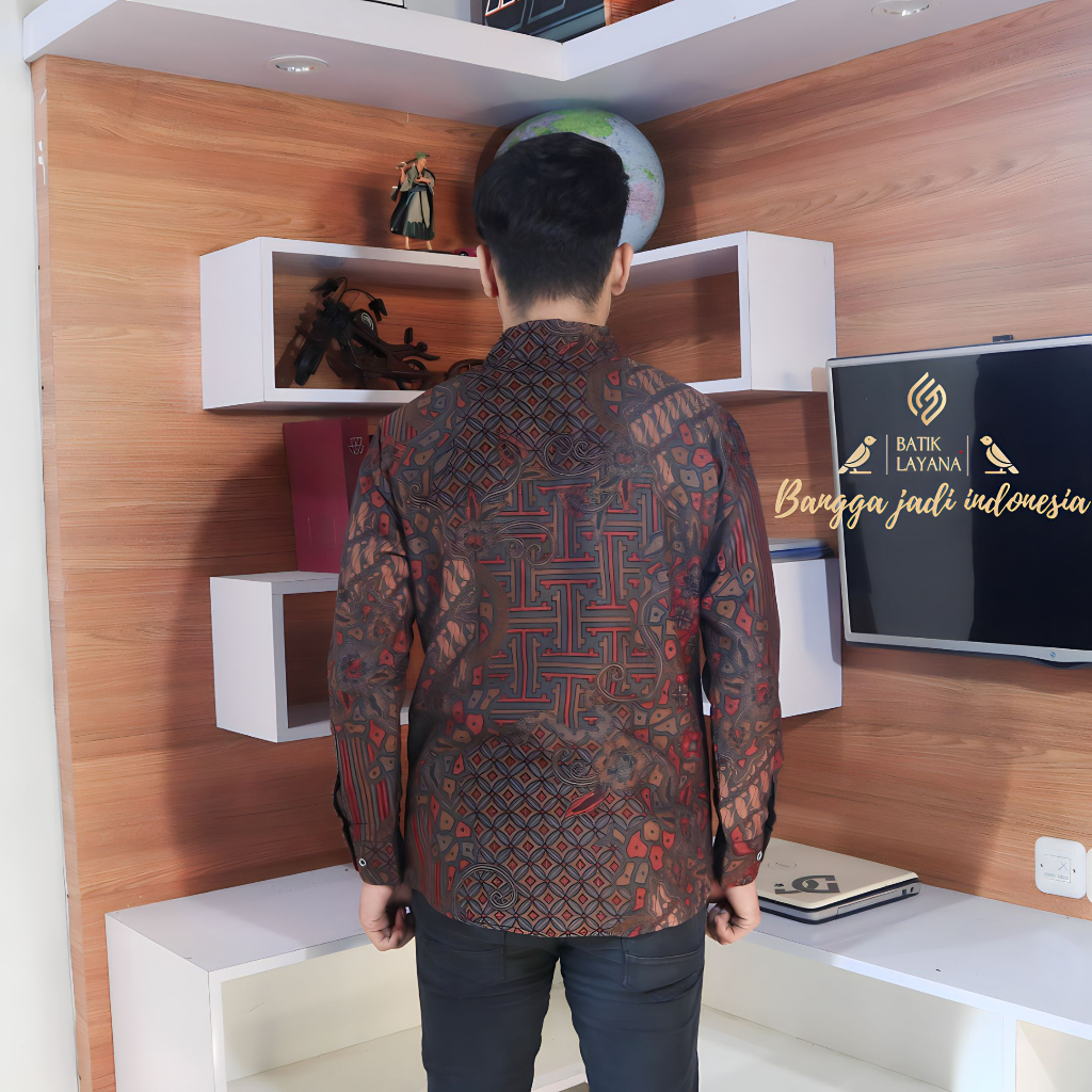 Batik Layana Dobby Motif Darmasena Dolby Premium Pakain Formal NonFormal Terbaru