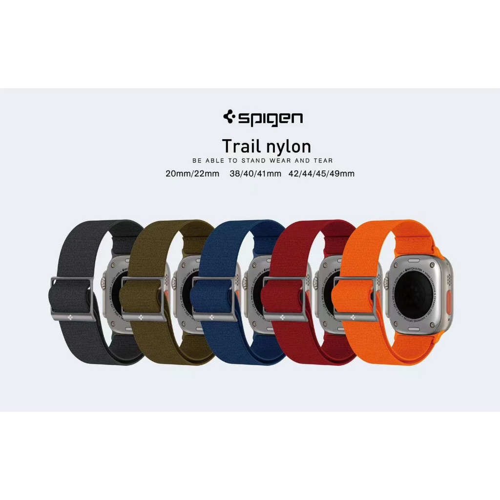 NEW VERSION !! SPIGEN BRAIDED LITE FIT NYLON LOOP DURAPRO FLEX V2 STRAP IWATCH SE 1 2 3 4 5 6 7 8 ULTRA SE STRAP IWATCH