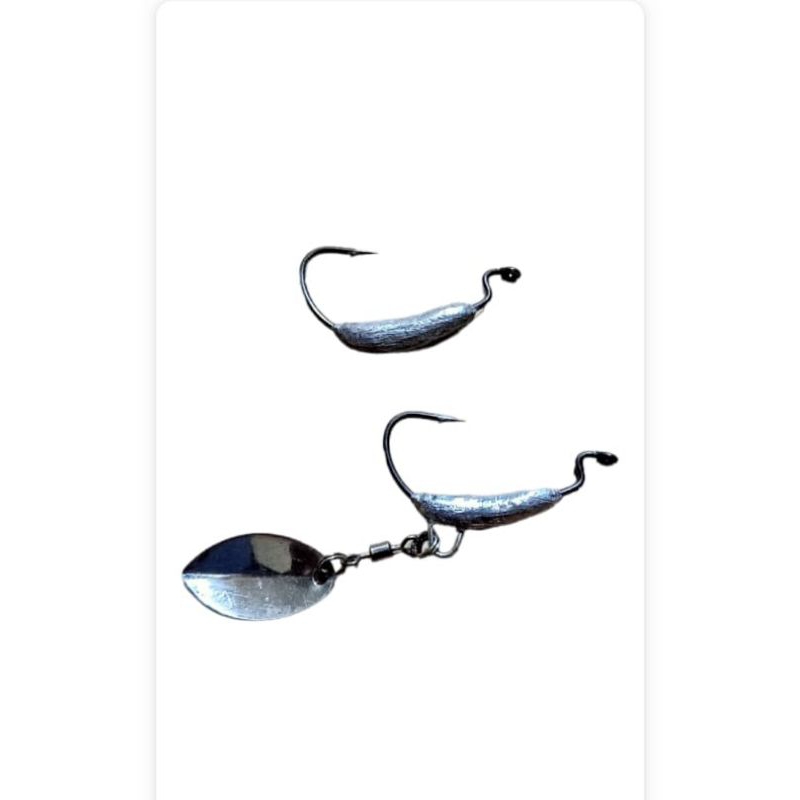 hook softlure ukuran 2# untuk softlure 5,5cm isi 10pcs