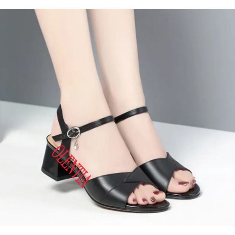 Sandal Heels Wanita hak 5cm HN 03