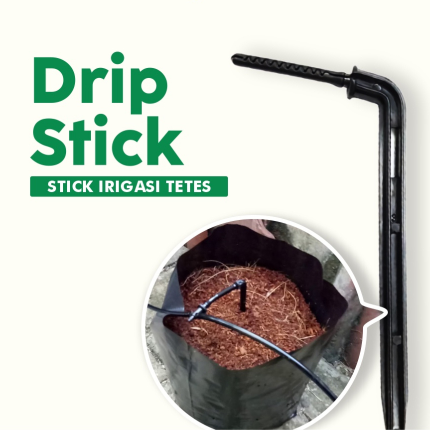 Bosplant - Drip Stick Fertigasi Tetes Stik Irigasi Tetes Bentuk L Peralatan Berkebun
