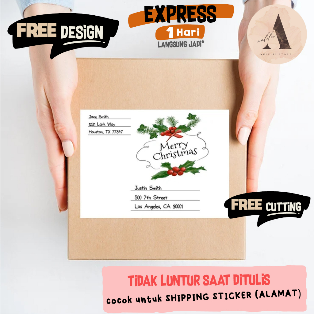 

(BIG SIZE)(AMAN DITULIS) CETAK STICKER HVS ALAMAT SHIPPING ADDRESS /UCAPAN /STICKER NAMA KOTA CUSTOM LABEL THANKYOU OLSHOP MURAH BERKUALITAS / PRINT STICKERK
