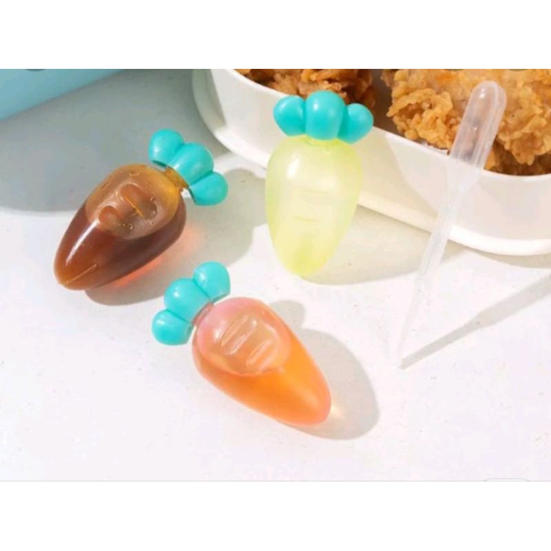 Set 3 pcs cup saus tempat saus bento anak/ cup saus bento anak/ cup saus bekal anak/tempat saus cup 