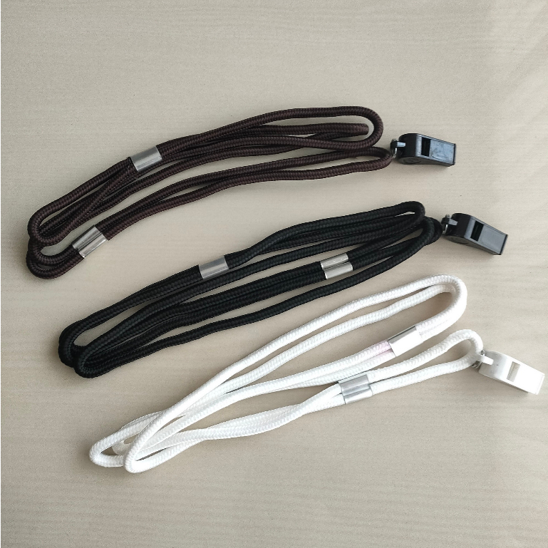 tali kur sumbu + peluit untuk polisi satpam security