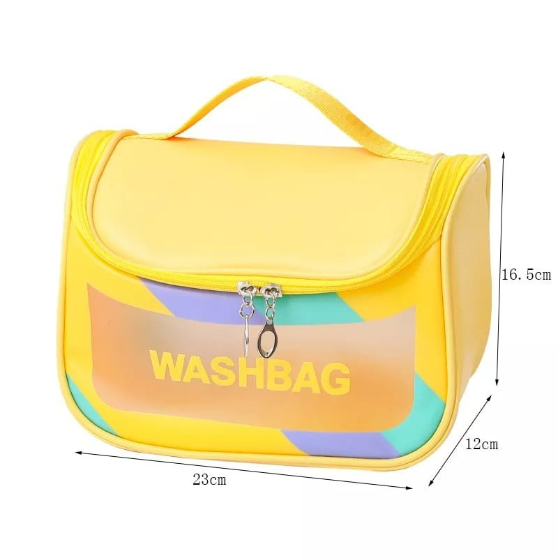 Tas Kosmetik Pouch Makeup Washbag model transparan