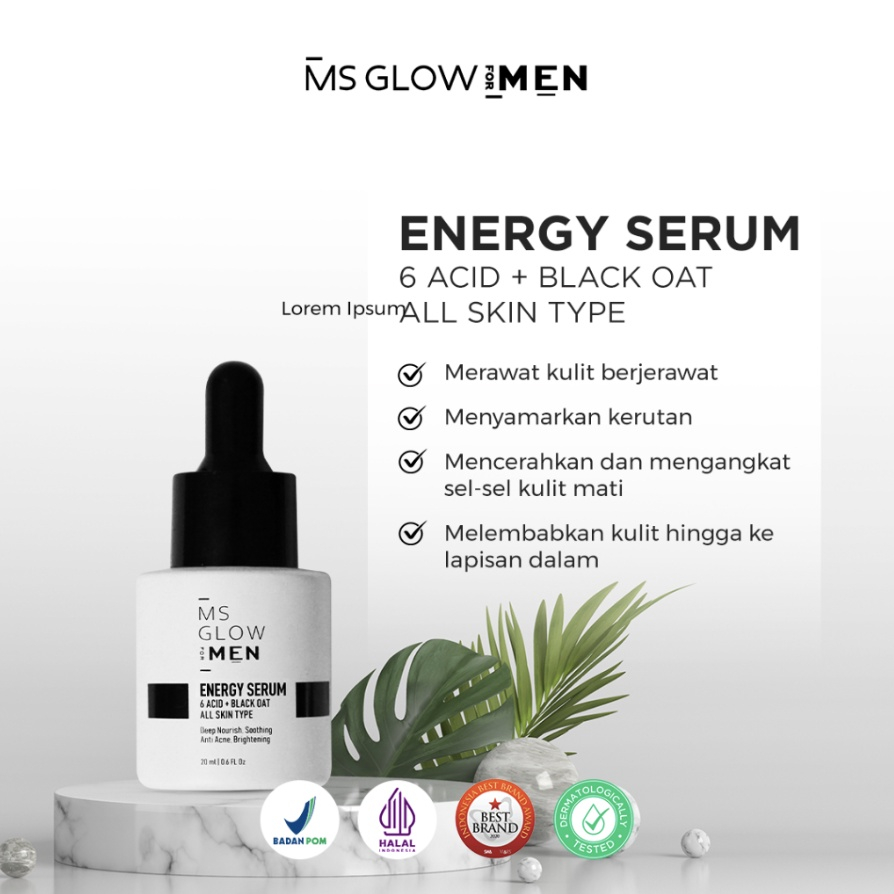 MS GLOW MEN / MS GLOW FOR MEN / PAKET BASIC MS GLOW FOR MEN