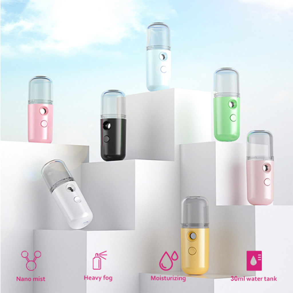 Nano Spray Portable Mini USB Pelembab Kulit Mist Sprayer Perawatan Wajah NS - XOBOX