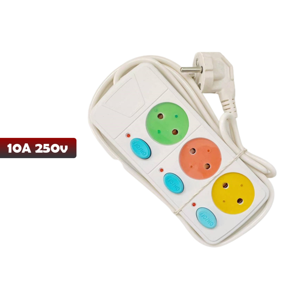 DQ3137 1,8 M STOP KONTAK ON OFF Listrik Indikator Kabel - SOSOYO