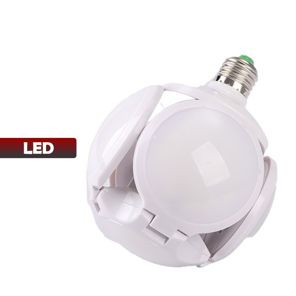 Lampu Darurat Tenaga Surya 5 lampu model LIPAT BENTUK BALL - UFO  Cakupan Cahaya Luas - yoyosoo