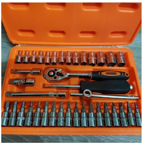 Kenmaster Socket Wrench Set 38pcs Kunci Shock Sok 38 Biji