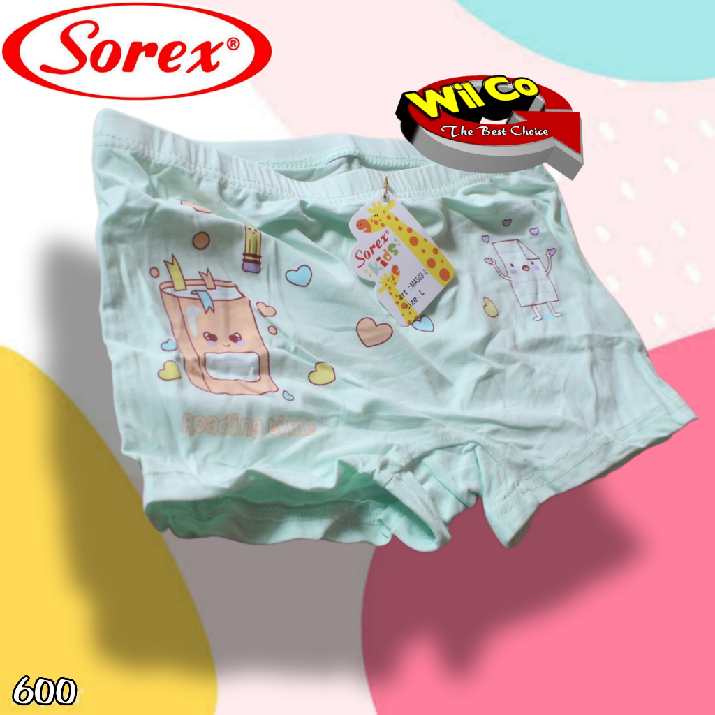 K600 CELANA DALAM ANAK PEREMPUAN SOREX USIA 2 SAMPAI 9 TAHUN