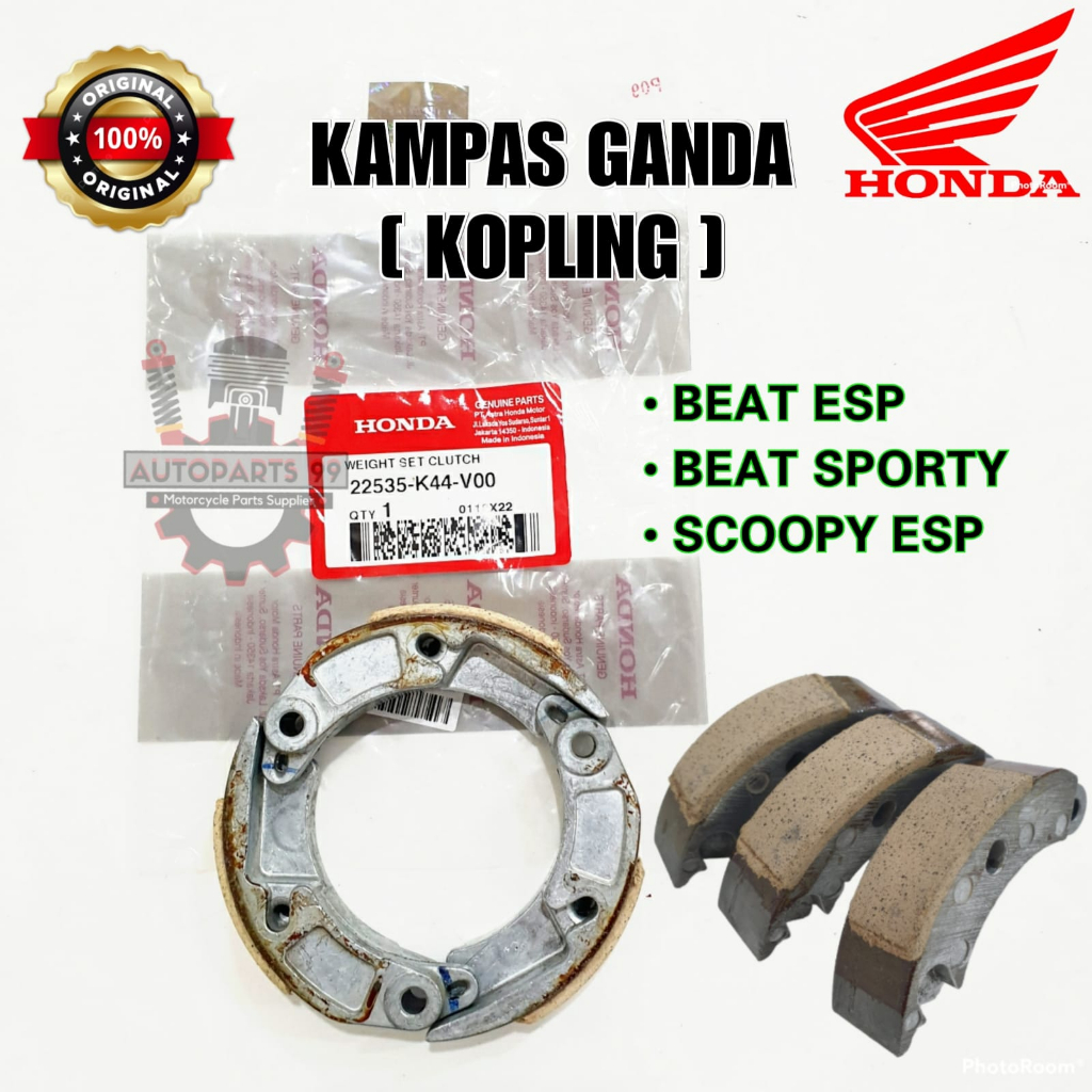Kampas Ganda K44 Honda Beat Street Esp Sporty Kampas Ganda Kopling Beat Street Esp Sporty Original AHM