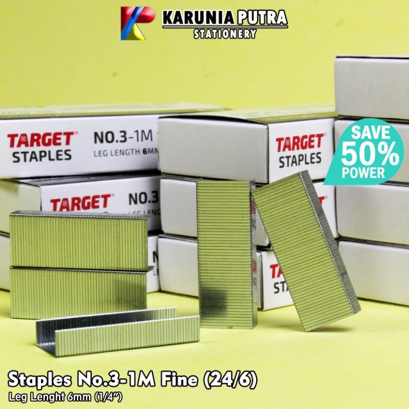 

Isi Staples Target No. 3-1M (24/6)