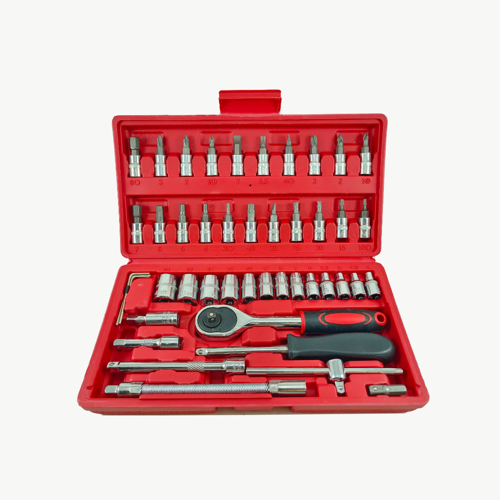 Kunci Sok 46pcs Socket Wrench Set Soket Tools