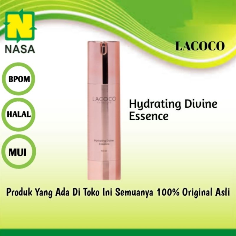 Lacoco Essence hydrating divene Mencerahkan Wajah Secara Instan Lacoco Nasa 100% Original