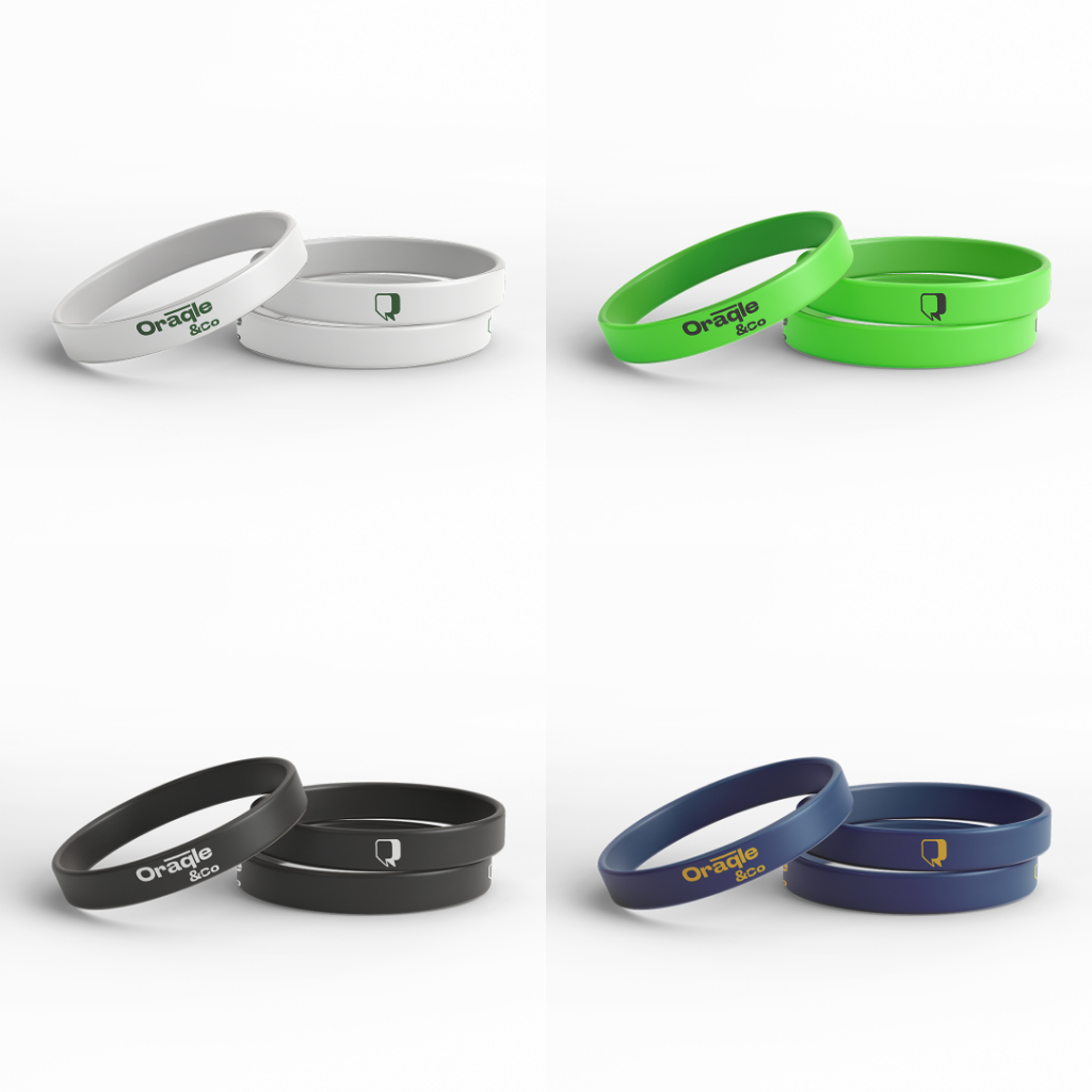 ORAQLE Gelang Karet - Wristband - All Size Pria dan Wanita