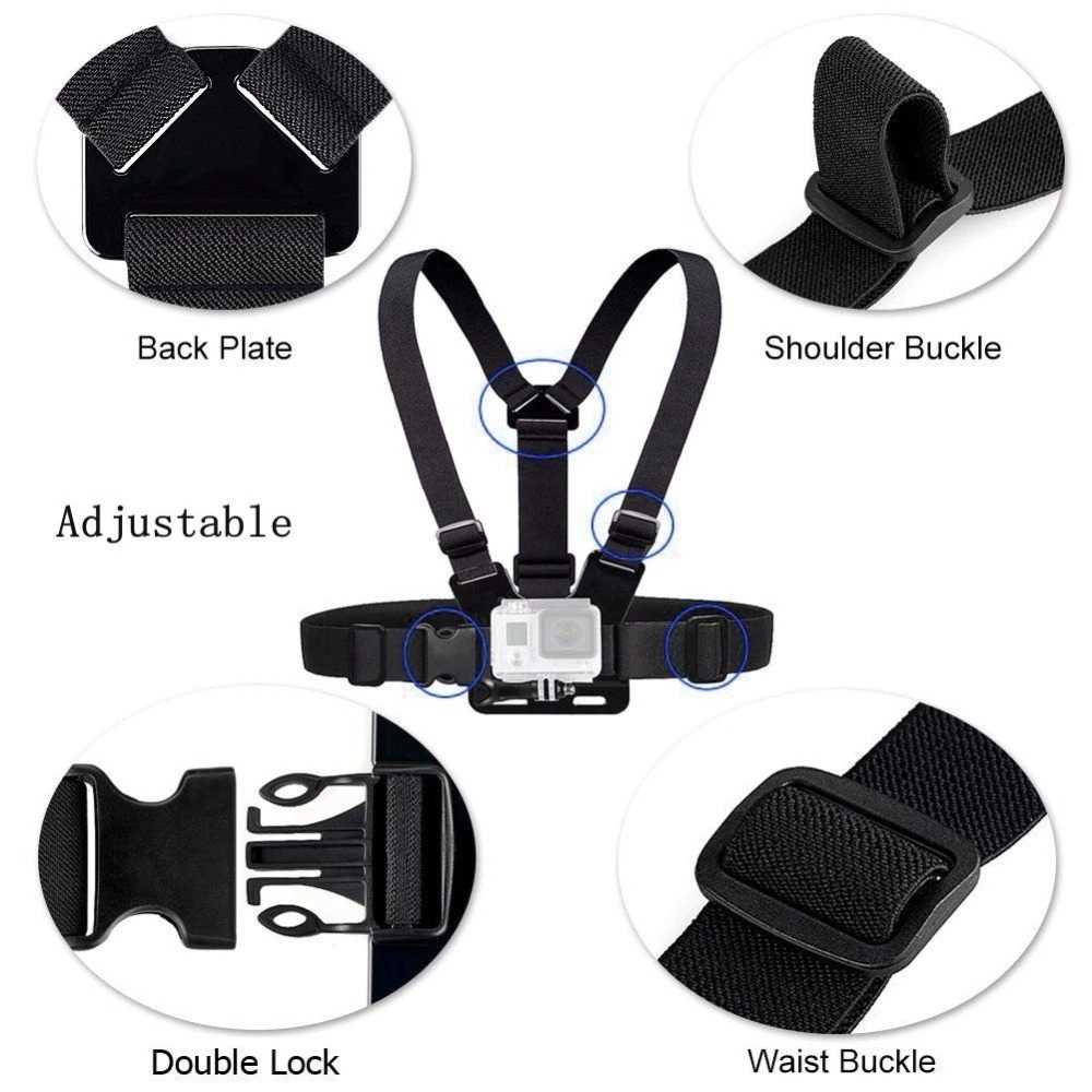 Tali Dada Chest Harness Belt Strap 3in1 GoPro Action SJ Brica Yi Cam