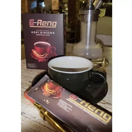 

KOPI G-RENG PREMIUM/KOPI GINSENG UNTUK STAMINA DAN KESEHATAN HARGA 1 SACHET @30 GRAM ORIGINAL.