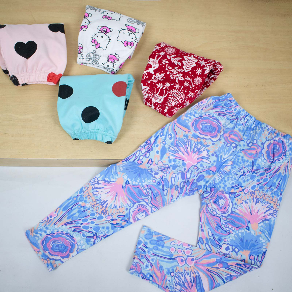 Celana LEgging anak 6 bulan sampai 6 tahun Cotton Strecth Motif Berkualitas Style Anak Cewek