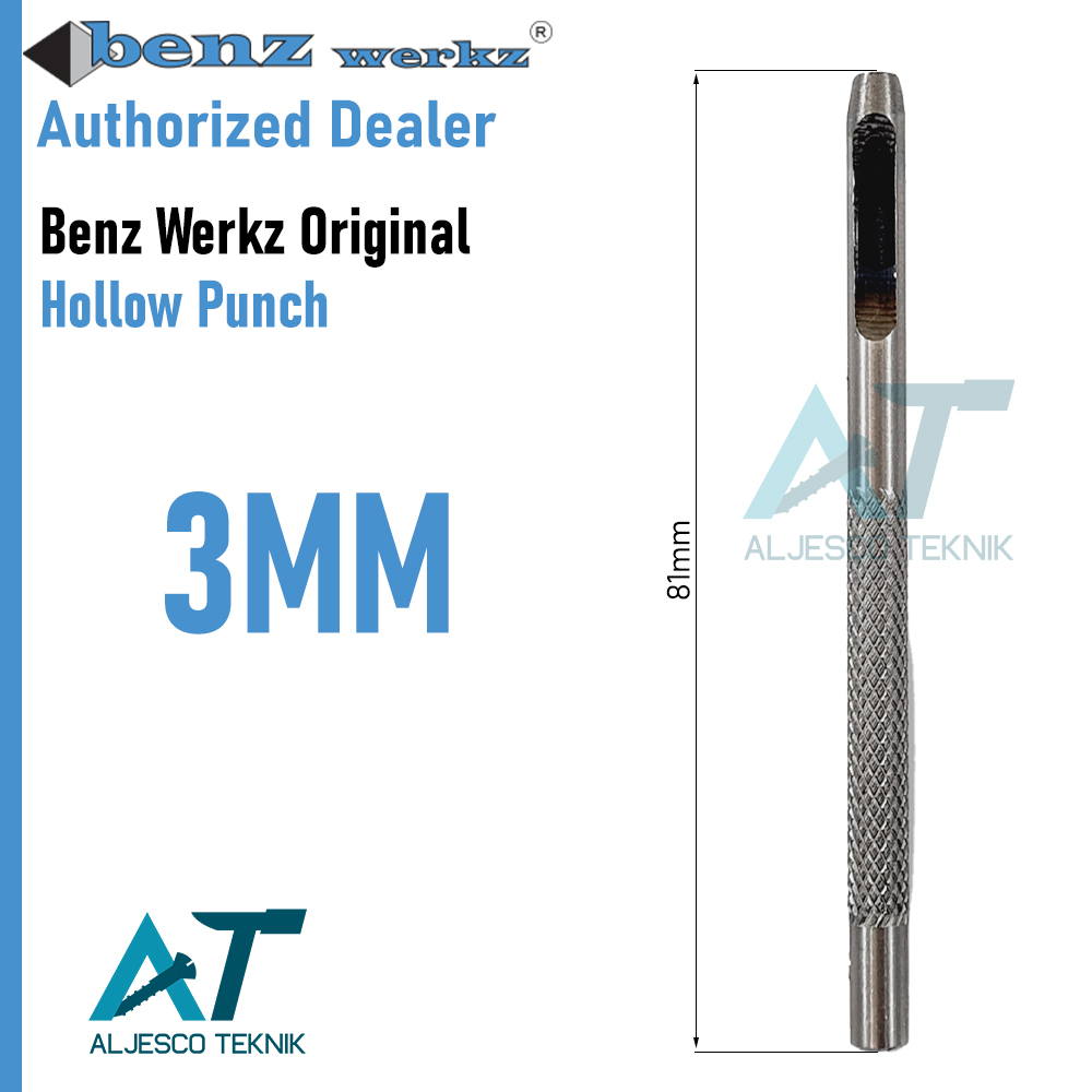

BENZ PLONG 3MM - HOLLOW PUNCH - PEMBUAT LUBANG - PEMBOLONG KARDUS KAIN KERTAS