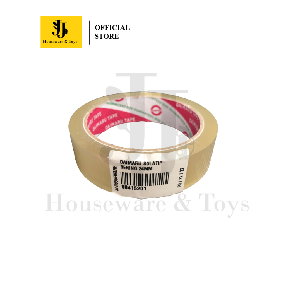 

JJ Houseware & Toys-Daimaru Solatip Bening 24mm X 72 Yard