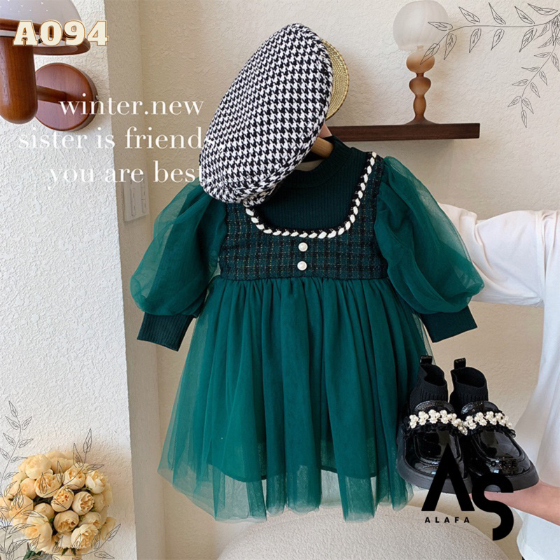 Dress anak perempuan Import Premium 1-9th A094