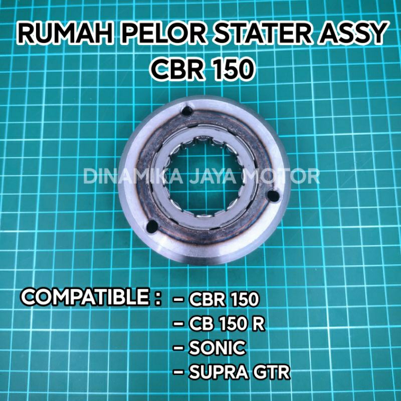 ONE WAY ASSY RUMAH PELOR STATER CBR 150 CB 150 R SONIC SUPRA GTR