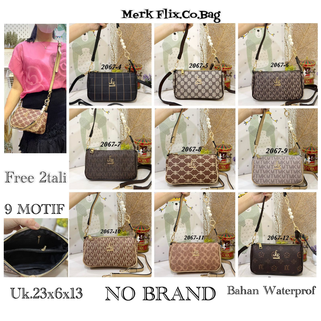 Tas mutiara 2067 uk.23x6x13 cm IMPORT