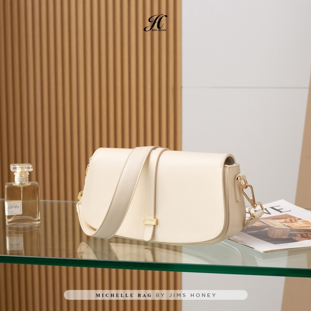 Michelle bag tas selempang wanita original jimshoney free box exclusive tas pesta impor murah gift hantaran official store