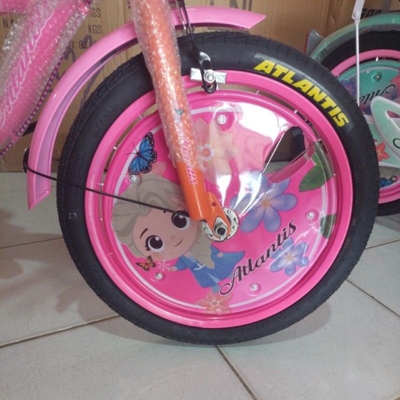 Sepeda Anak Cewek Mini Atlantis Ukuran 12 Inch, 16 Inch